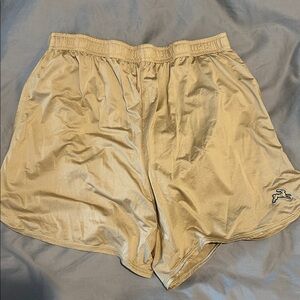 Tracksmith Gold Athletic Shorts